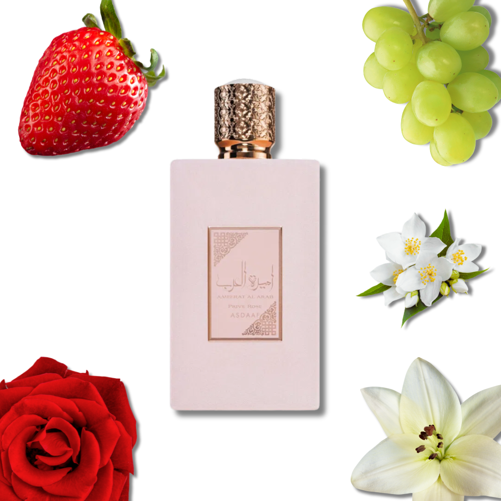 Asdaaf Ameerat Al Arab Prive Rose – Eau de Parfum (100 ml)