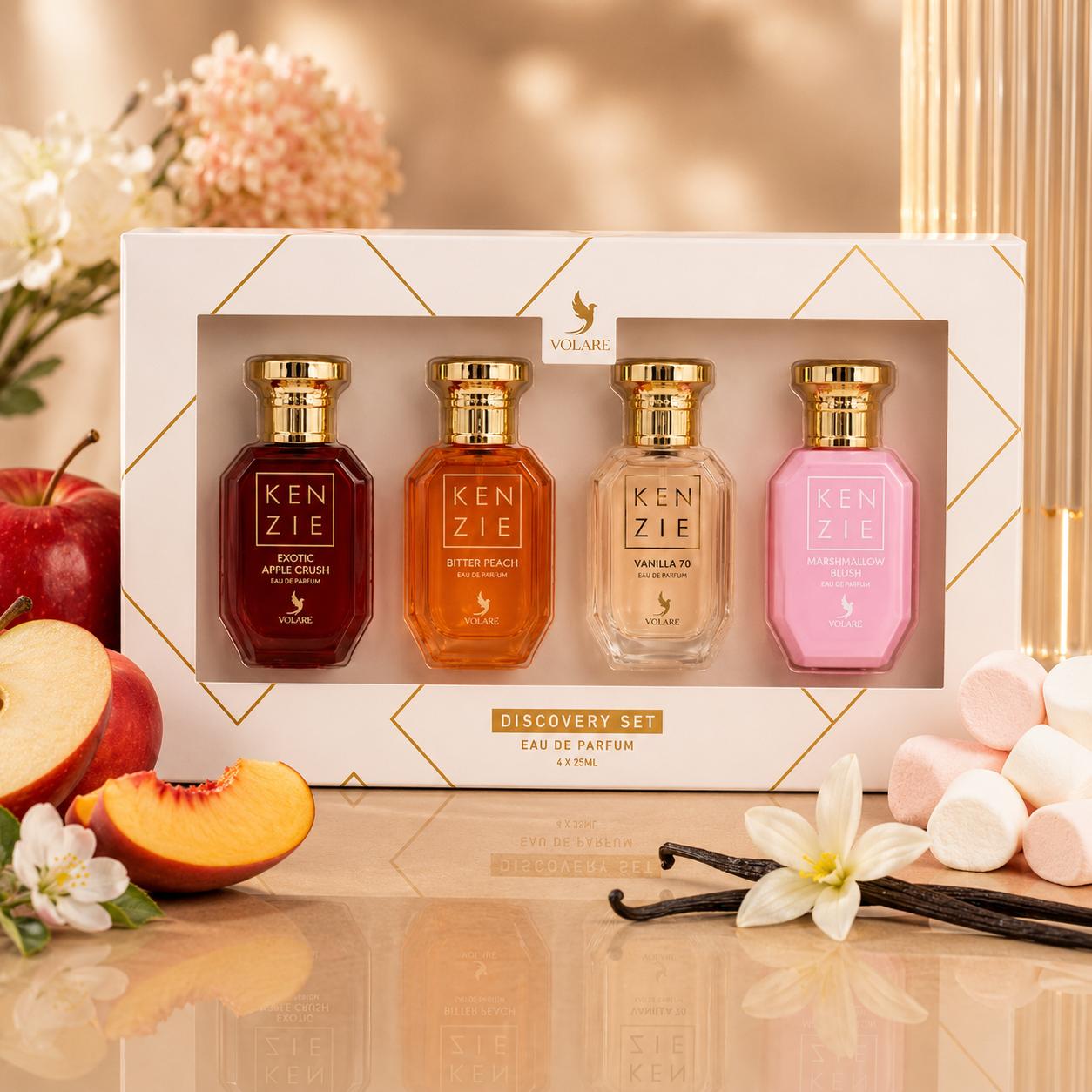 Volare Kenzie Discovery Set – Eau de Parfum (4 × 25 ml)