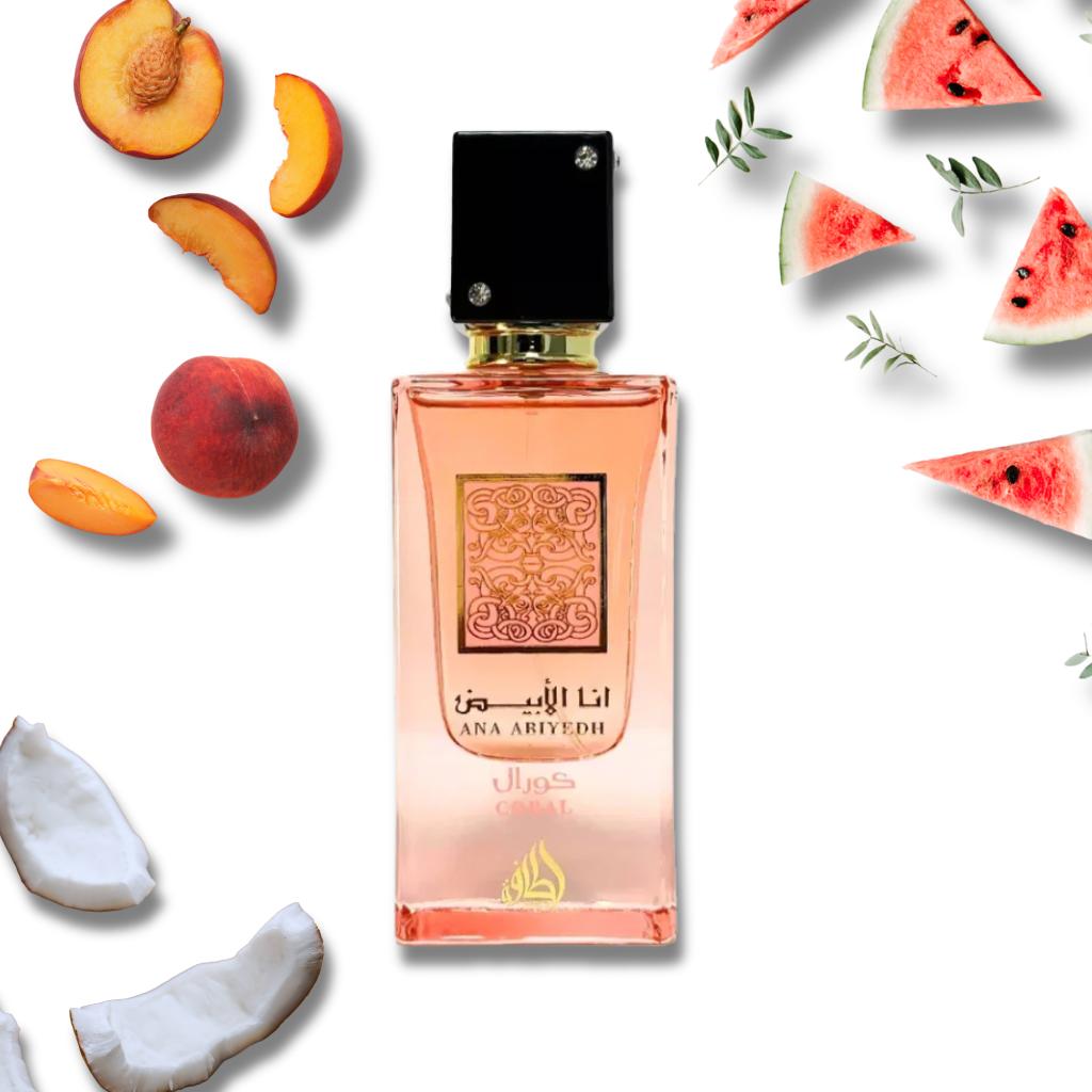 Lattafa Ana Abiyedh Coral – Eau de Parfum (60 ml)